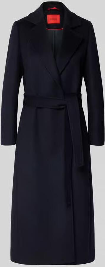 MAX&Co. Regular fit lange jas van zuivere scheerwol model 'LONGRUN'