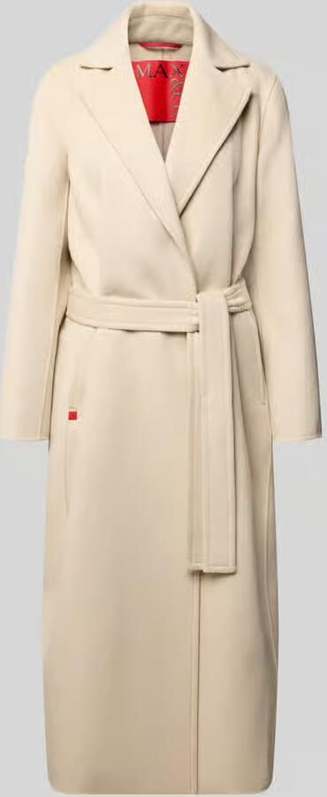 MAX&Co. Regular fit lange jas van zuivere scheerwol model 'LONGRUND'