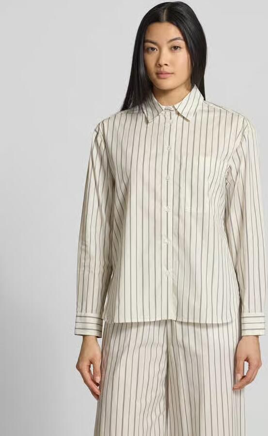 MAX&Co. Regular fit overhemdblouse met borstzak model 'BARI' - Foto 2