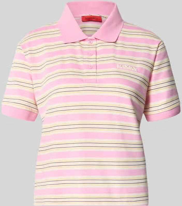 MAX&Co. regular fit poloshirt van puur katoen model 'MANDARE'