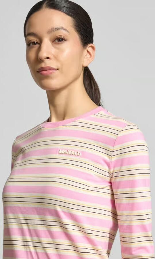 MAX&Co. regular fit shirt met lange mouwen van puur katoen model 'MEDUSA'