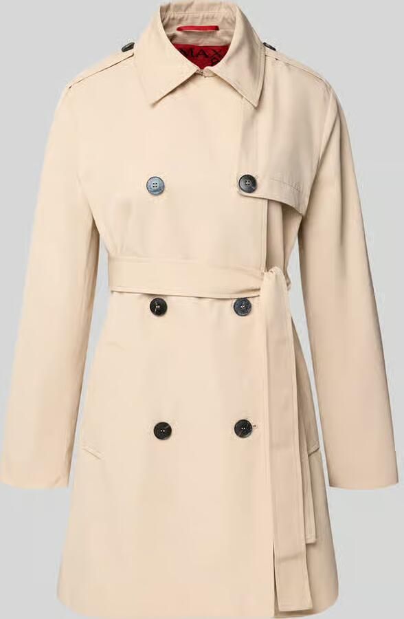 MAX&Co. regular fit trenchcoat met katoen model 'ARIS' - Foto 2