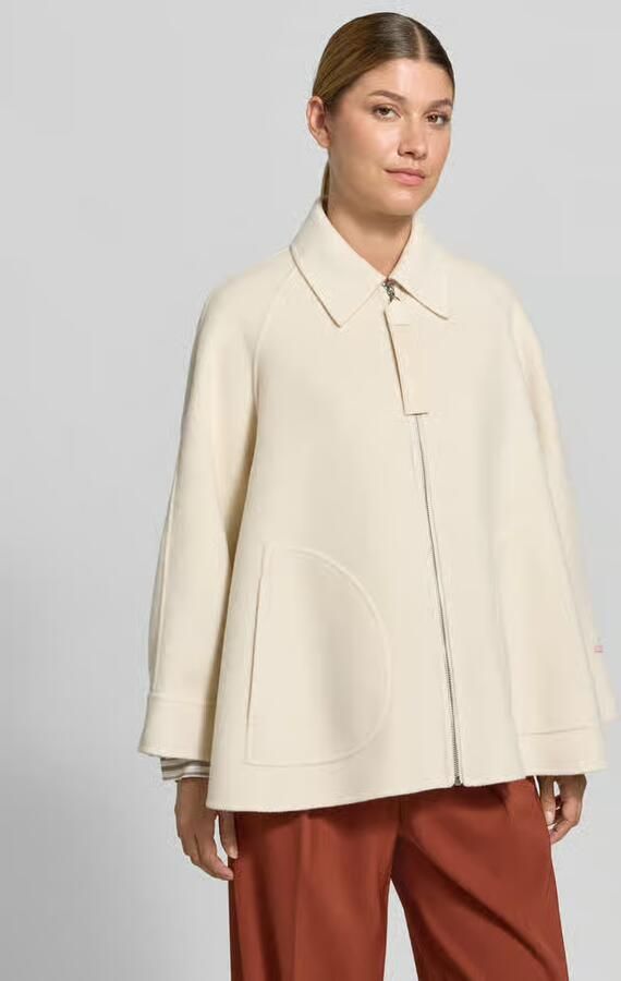 MAX&Co. Relaxed fit lange jas van pure scheerwol model 'MCOSAGGINA' - Foto 3