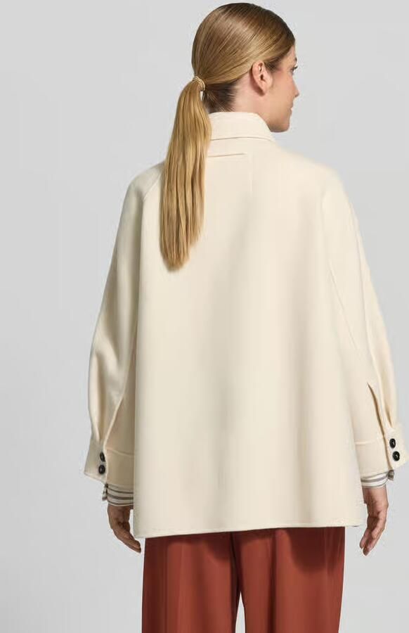 MAX&Co. Relaxed fit lange jas van pure scheerwol model 'MCOSAGGINA' - Foto 2