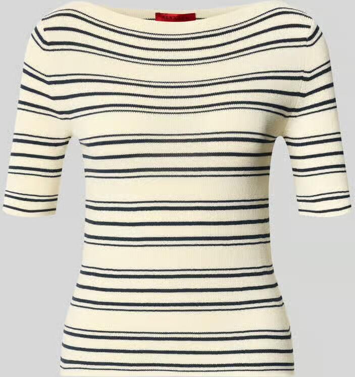MAX&Co. slim fit gebreide pullover van katoenmix model 'PASATTA' - Foto 2