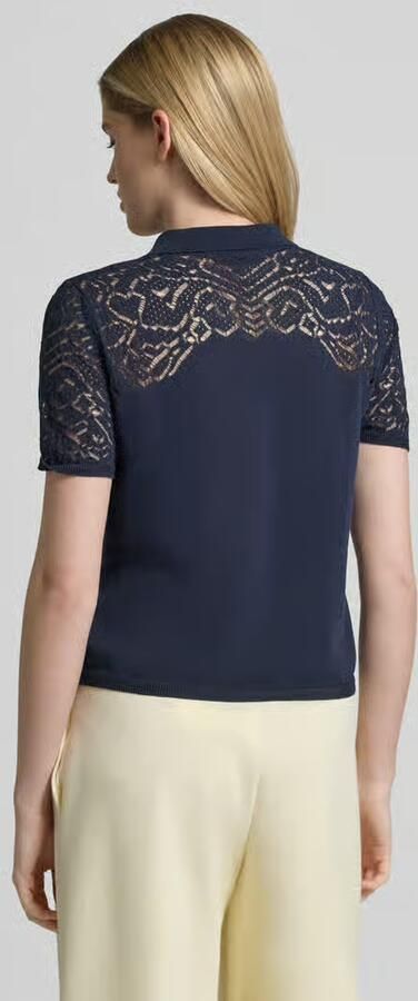 MAX&Co. slim fit gebreide pullover van puur katoen model 'LONZA'