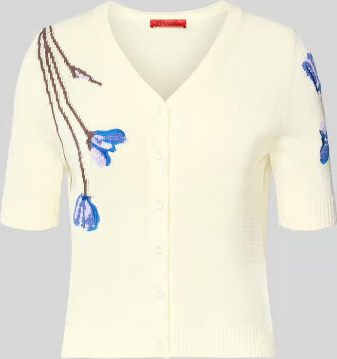 MAX&Co. slim fit sweatjack van katoenmix model 'RANCH'