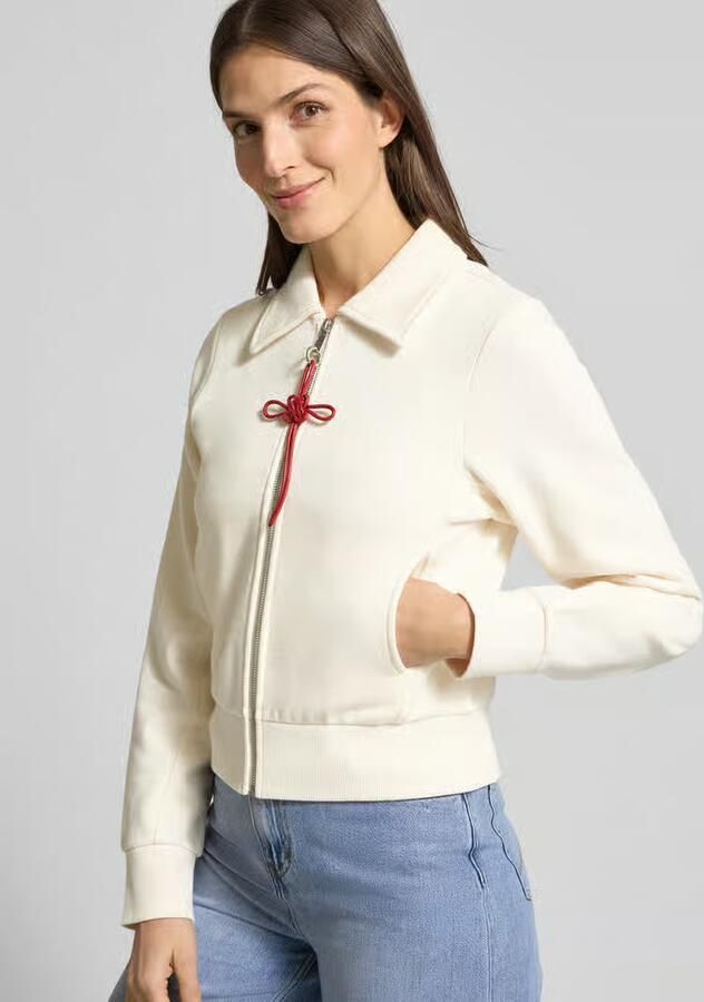 MAX&Co. Slim fit sweatjack van puur katoen model 'EROICO'