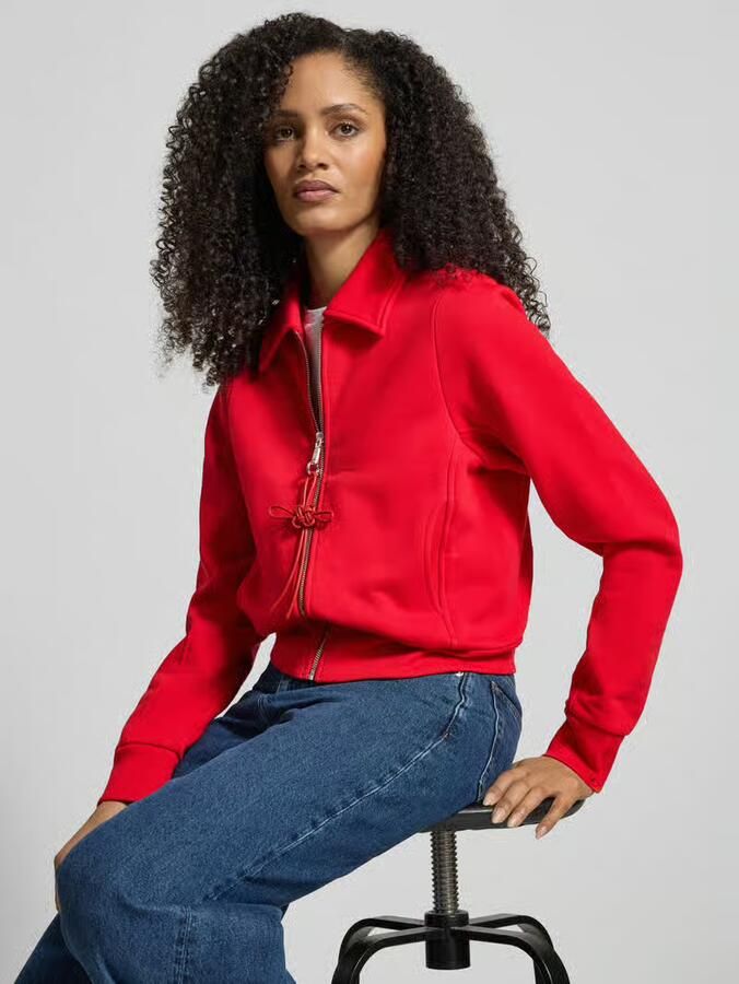 MAX&Co. Slim fit sweatjack van puur katoen model 'EROICO'