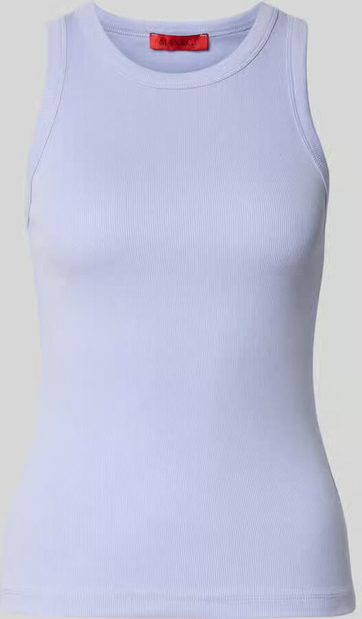 MAX&Co. slim fit tank top van katoenmix model 'FRAGOLA' - Foto 2
