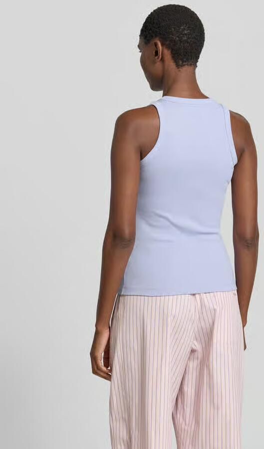 MAX&Co. slim fit tank top van katoenmix model 'FRAGOLA' - Foto 3
