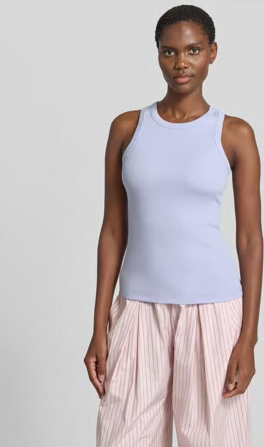 MAX&Co. slim fit tank top van katoenmix model 'FRAGOLA' - Foto 2
