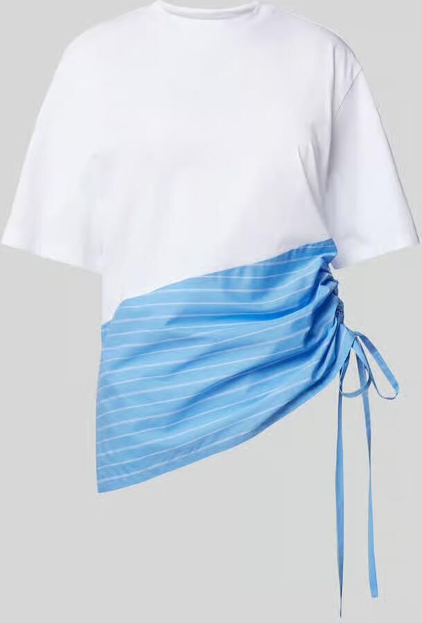 MAX&Co. T-shirt met plooien opzij model 'BREST'