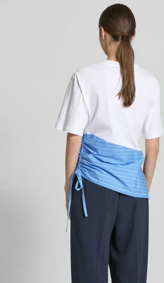 MAX&Co. T-shirt met plooien opzij model 'BREST' - Foto 4