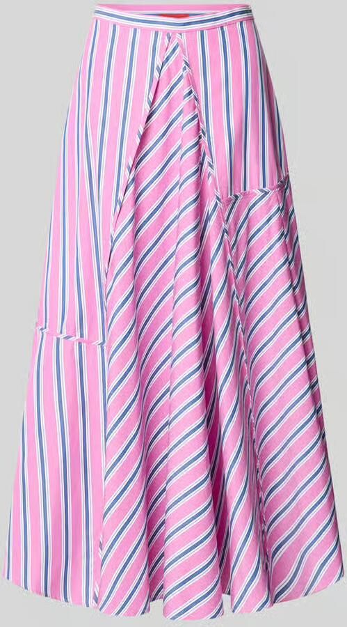 MAX&Co. Uitlopende maxi-rok van puur katoen model 'TEQUILA'
