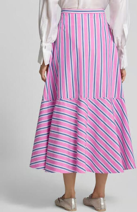 MAX&Co. Uitlopende maxi-rok van puur katoen model 'TEQUILA' - Foto 2