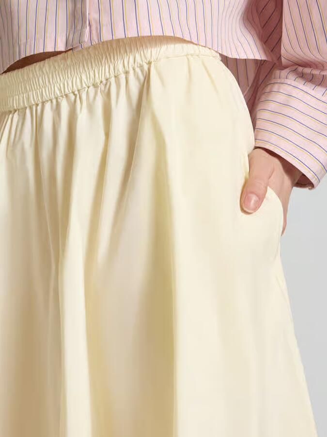 MAX&Co. Uitlopende midi-rok met elastische band model 'BEVANDA'