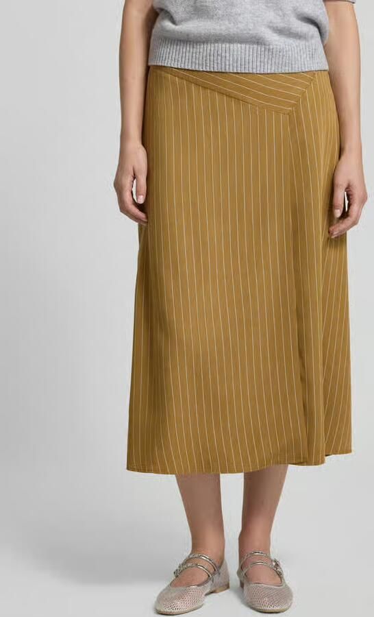 MAX&Co. Uitlopende midirok van viscosemix model 'TRUDY' - Foto 2