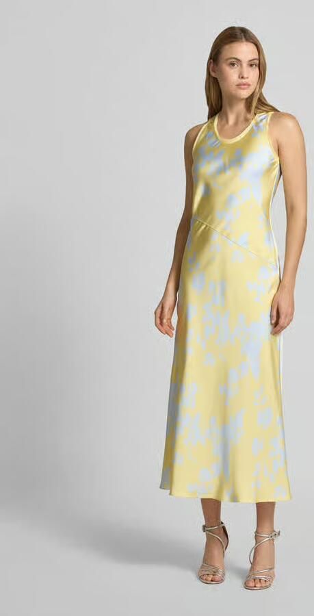 MAX&Co. Vloeiende kokerjurk van satijn model 'SUB' - Foto 3