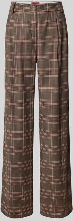 MAX&Co. Wide leg broek van scheerwolmix met viscose model 'VALZER'