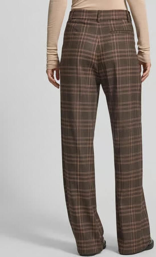 MAX&Co. Wide leg broek van scheerwolmix met viscose model 'VALZER' - Foto 2