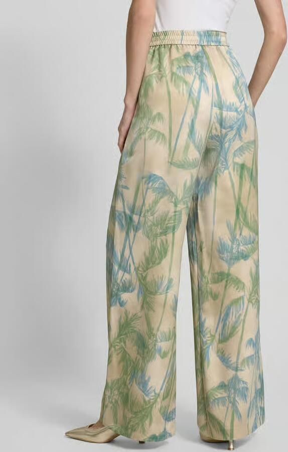 MAX&Co. Wide leg stoffen broek met elastische band model 'ACRUX' - Foto 2