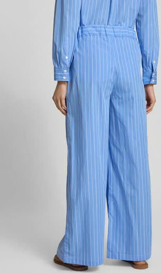 MAX&Co. Wide leg stoffen broek met steekzakken model 'GITANE'