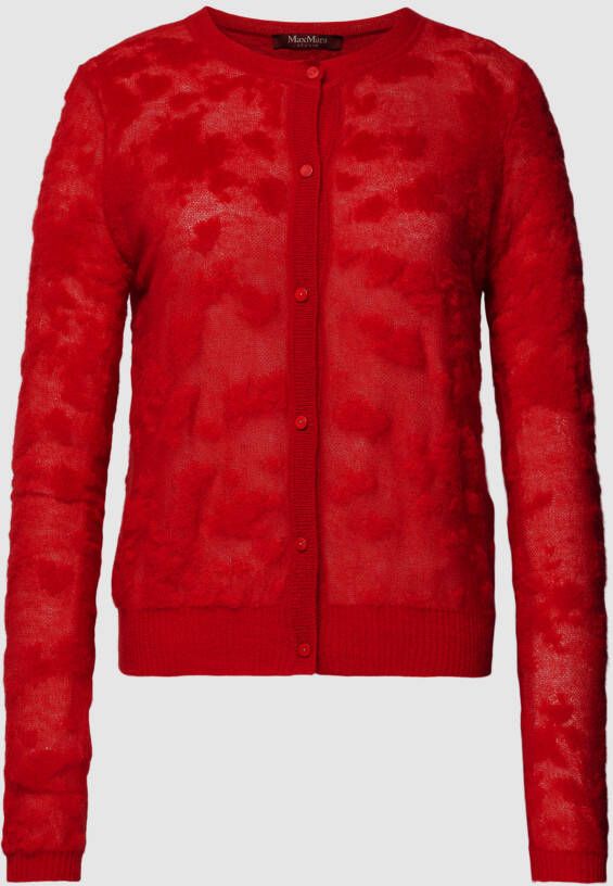 Max Mara Studio Gebreid jack met structuurmotief
