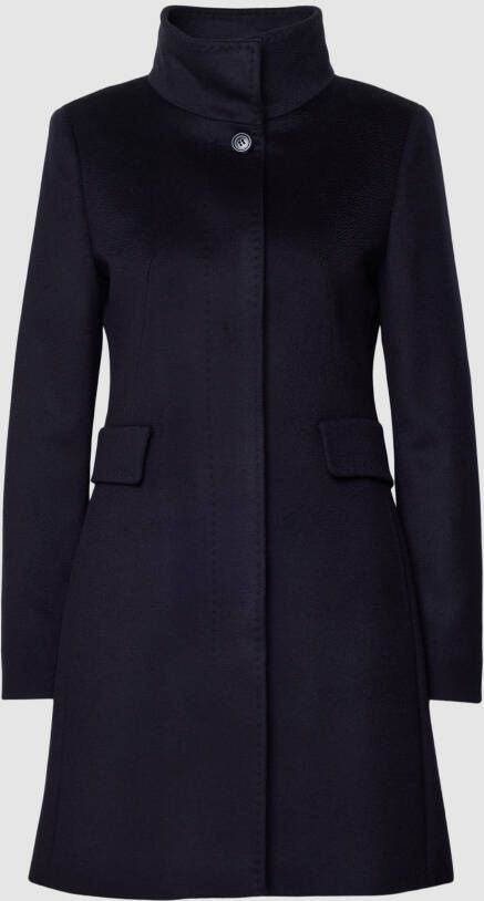 Max Mara Studio Lange jas met opstaande kraag model 'AGNESE'
