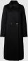 Max Mara Studio Lange jas van wol met strikceintuur - Thumbnail 1