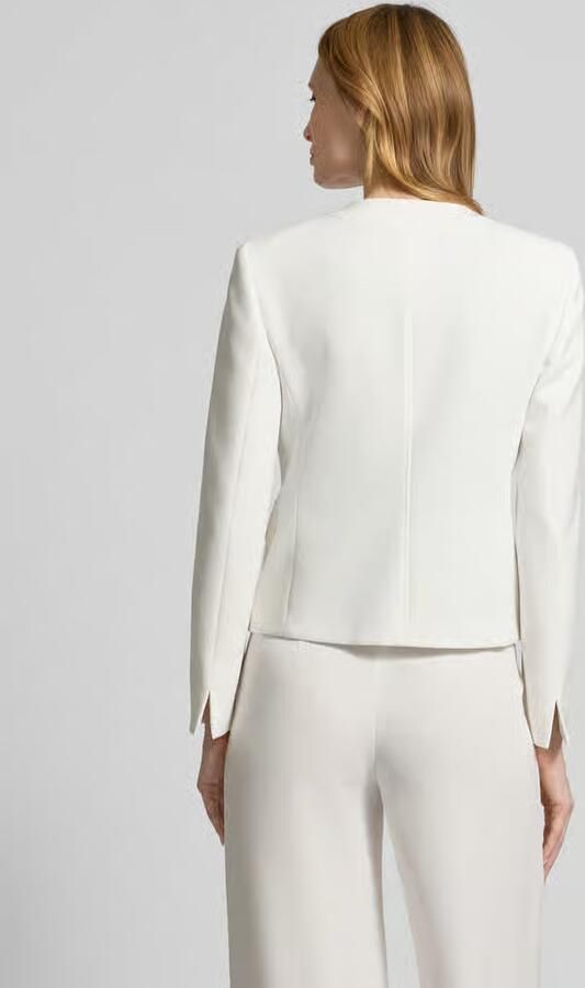Max Mara Studio Witte Jassen in Triacetaat Polyester Mix White Dames - Foto 8