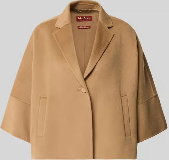 Max Mara Studio boxy fit blouson van mix van kasjmier en scheerwol model 'QUORUM' - Foto 2