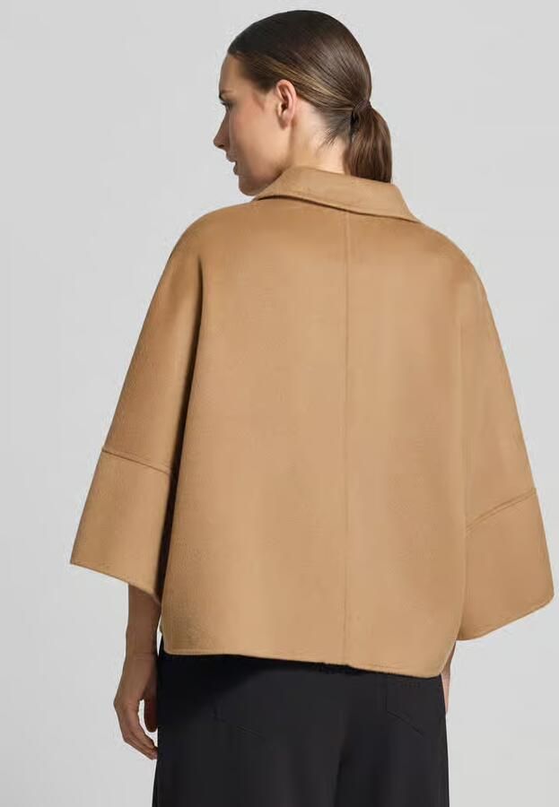 Max Mara Studio boxy fit blouson van mix van kasjmier en scheerwol model 'QUORUM' - Foto 3