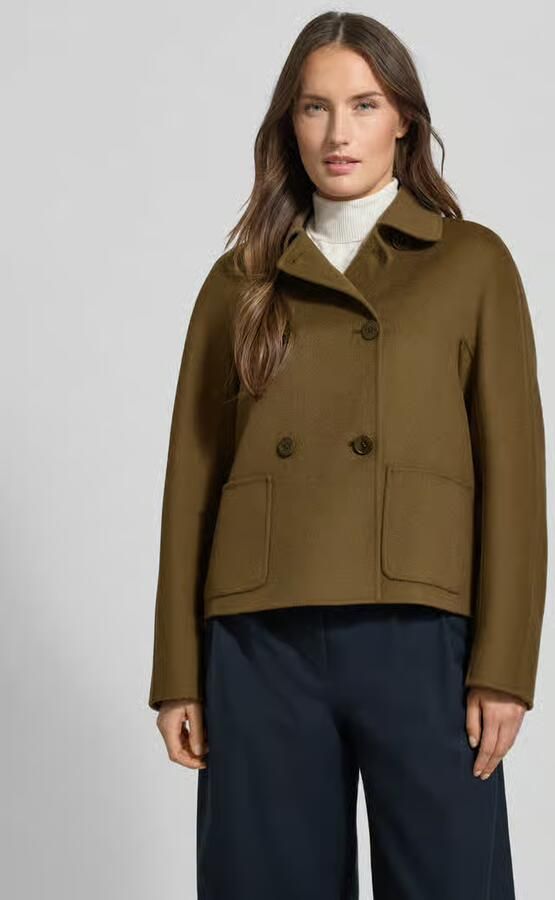 Max Mara Studio Boxy fit Wollen jacks met zijde- en kasjmier-aandeel Model 'MSTEDEN' - Foto 3