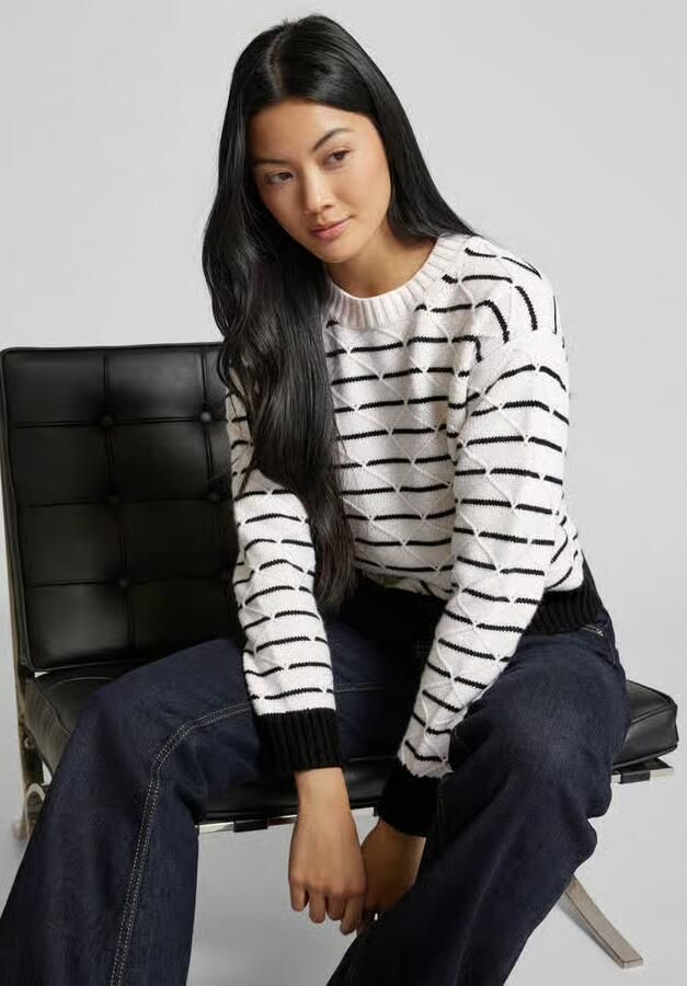 Max Mara Studio Gebreide pullover met structuurmotief model 'GETTONE'