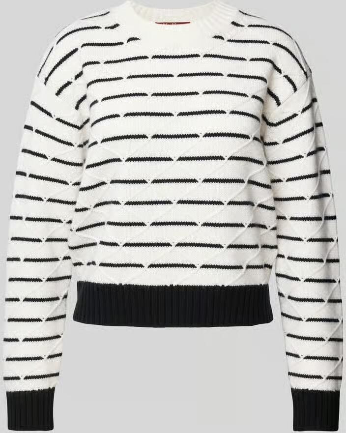 Max Mara Studio Gebreide pullover met structuurmotief model 'GETTONE' - Foto 2