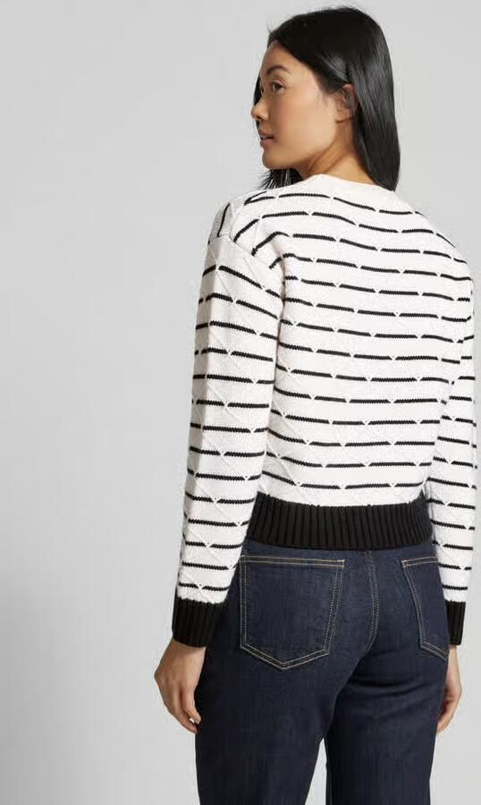 Max Mara Studio Gebreide pullover met structuurmotief model 'GETTONE'