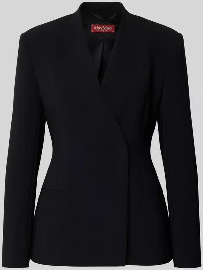 Max Mara Studio Getailleerde blazer met extra riem model 'QUINOA'