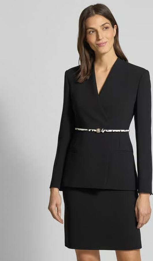 Max Mara Studio Getailleerde blazer met extra riem model 'QUINOA' - Foto 3