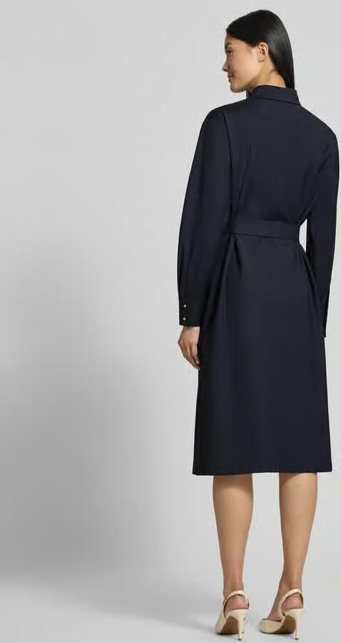 Max Mara Studio Getailleerde vrijetijdsjurk van pure scheerwol model 'PAGELLA' - Foto 3
