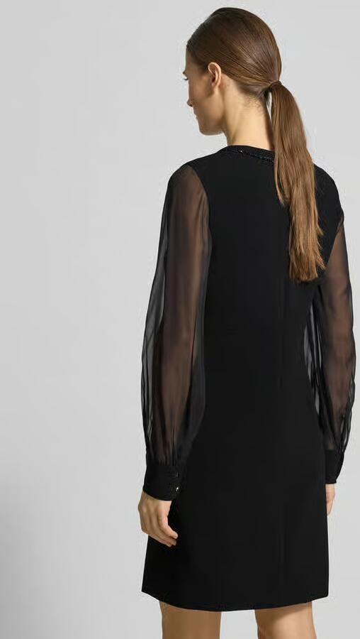 Max Mara Studio Knie-lange Cocktailjurk met semitransparente mouw - Foto 3