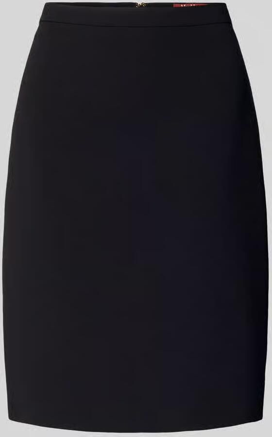 Max Mara Studio Knielange kokerrok met ritssluiting model 'TONDATA'