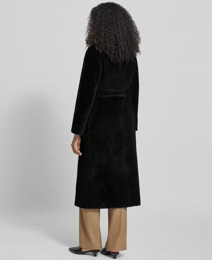 Max Mara Studio Lange wollen jas van alpacamix model 'FERITO'