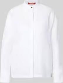 Max Mara Studio Loose fit blouse met lange mouwen van pure ramie model 'BALDI'