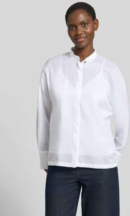 Max Mara Studio Loose fit blouse met lange mouwen van pure ramie model 'BALDI' - Foto 2