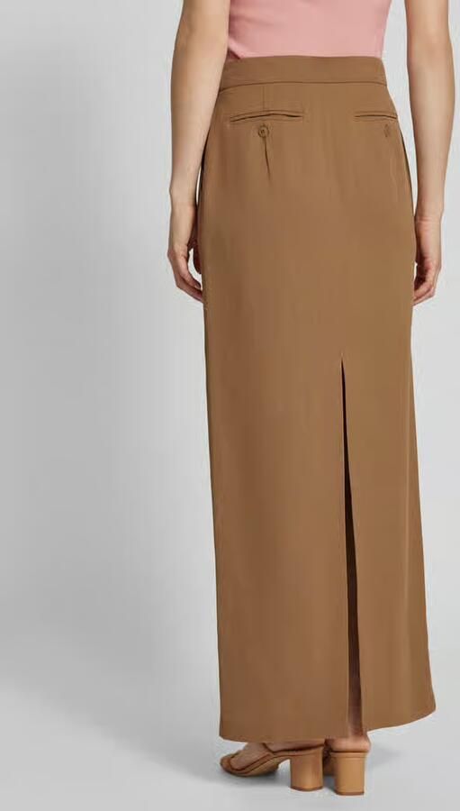Max Mara Studio Maxirok in effen design model 'NELLA' - Foto 3