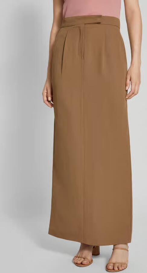 Max Mara Studio Maxirok in effen design model 'NELLA' - Foto 4