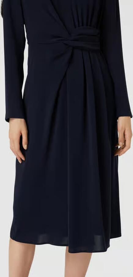 Max Mara Studio Midi-jurk met V-hals model 'MAMMOLA'