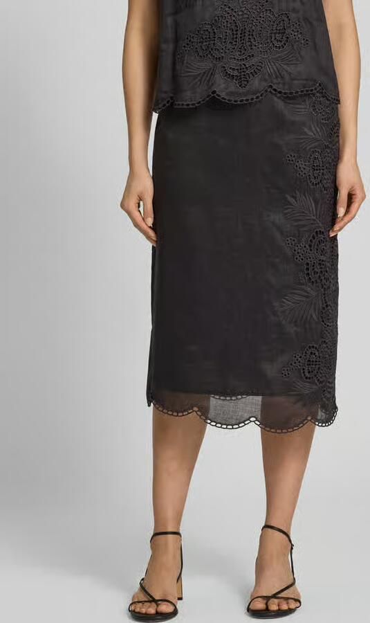 Max Mara Studio Midirok met kant model 'FIFY' - Foto 2