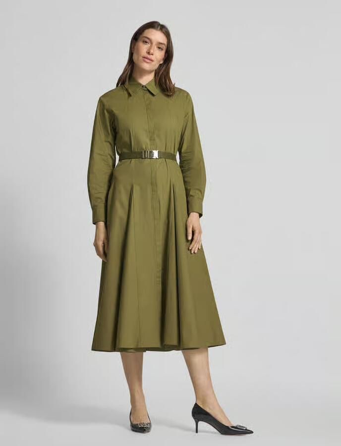 Max Mara Studio Overhemdjurk met tailleriem model 'DANCING' - Foto 2